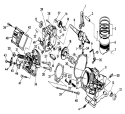 Part Location Diagram of 83136 Generac Crankcase; 6hp Hs